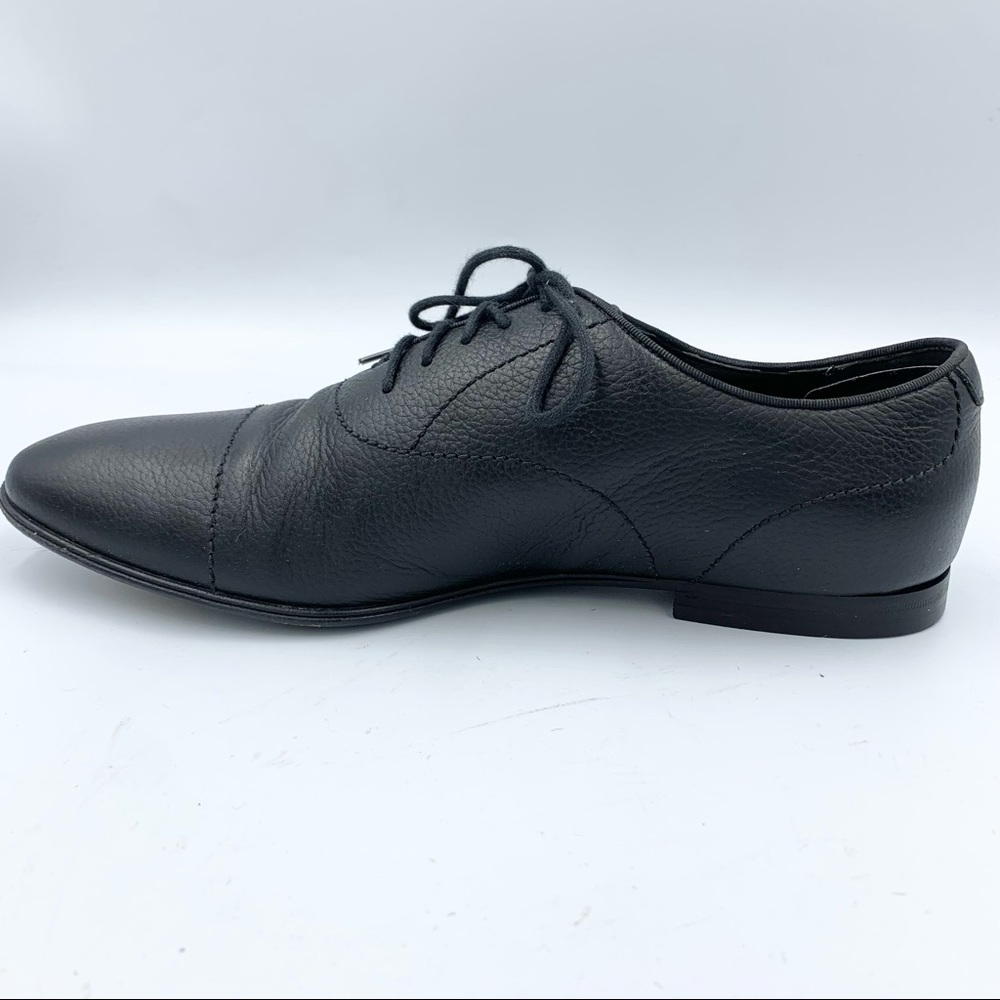 Gucci Pebbled Leather Black Oxfords Gucci 6 (US6.5) - Picture 8 of 15